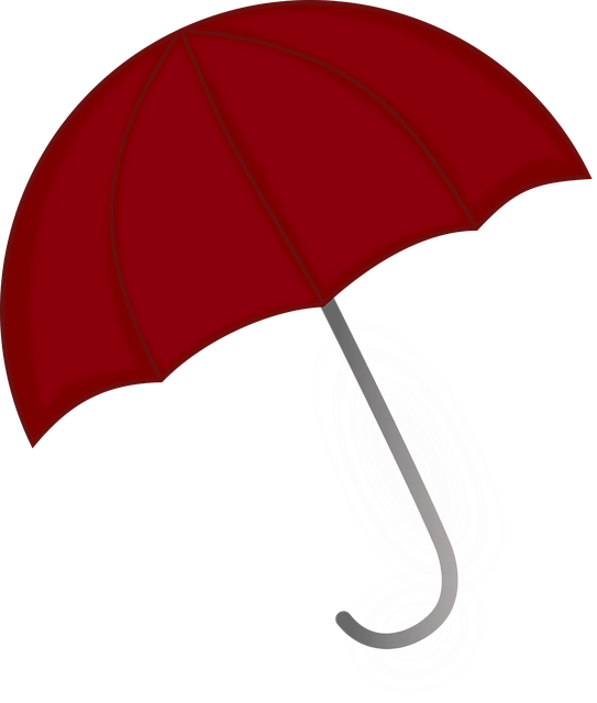Free umbrella rain weather vector