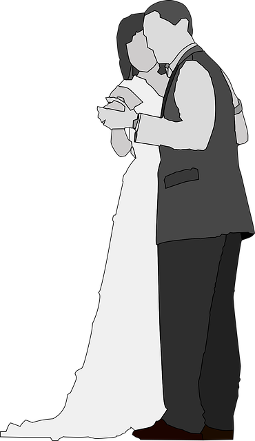 Free wedding groom bride vector