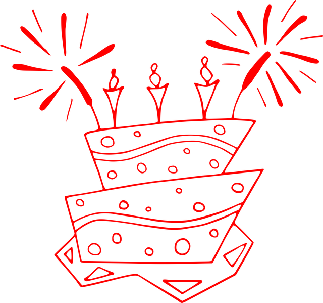 Free cake celebration party vector