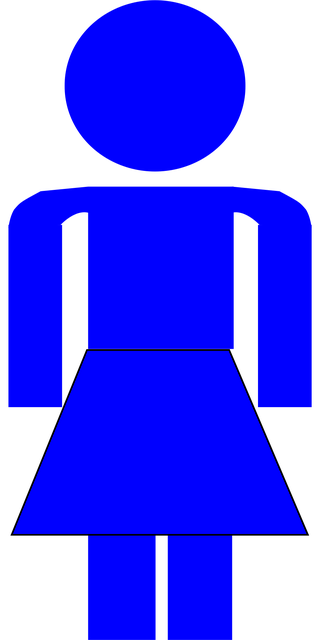 Free woman toilet bathroom vector