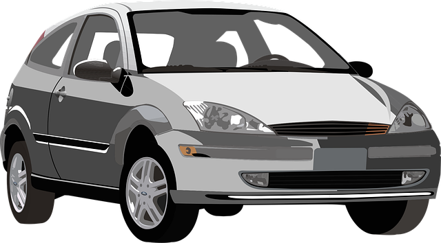 Free car grey silver vector