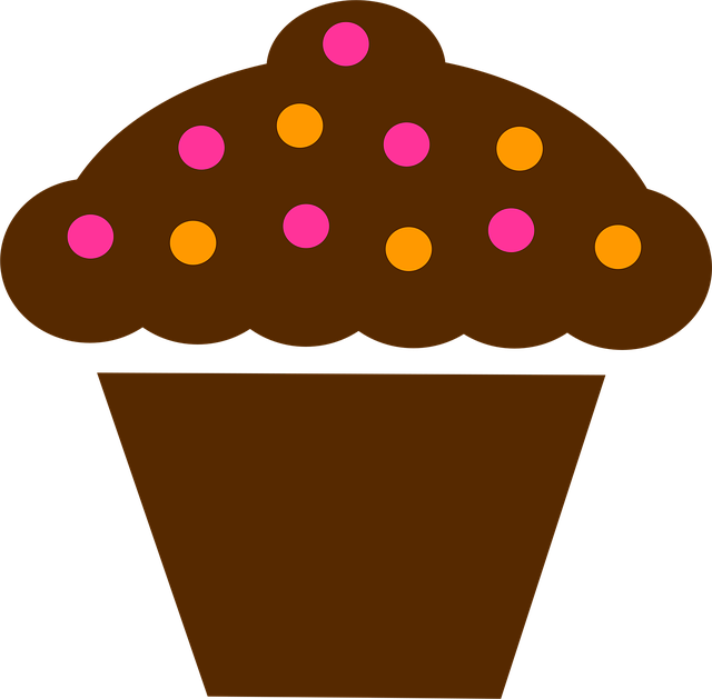 Download free HD stock image of Cup Cake Brown Free cup cake brown cake illustration