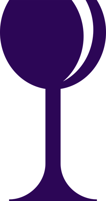Free glass wine purple vector