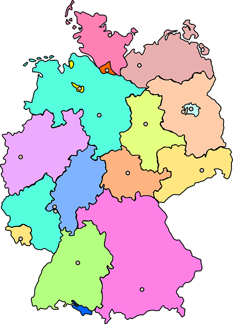 Download free HD stock image of Map Germany Free map germany states vector