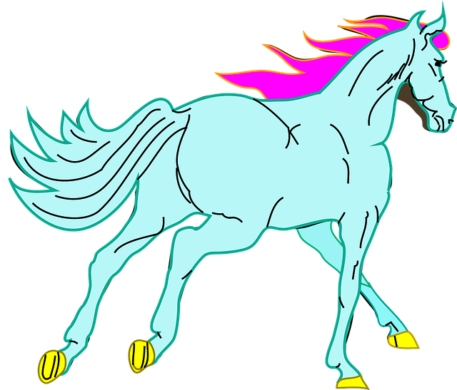 Download free HD stock image of Horse Fantasy Free horse fantasy pink mane vector