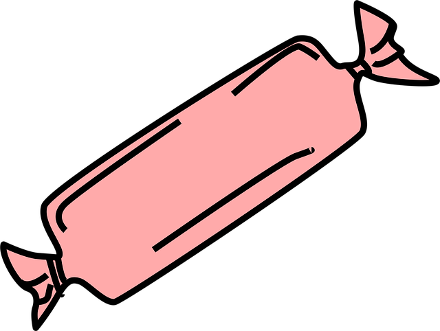 Free candy bonbon wrapped illustration