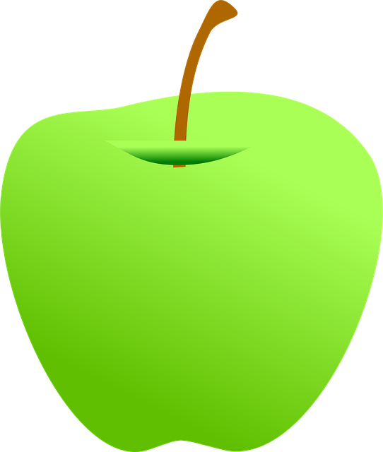 Free apple school green illustration