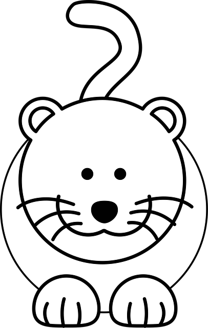 Free cat face pet vector