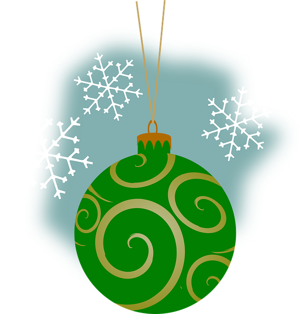 Flitter, Grün, Blau, Weihnachten