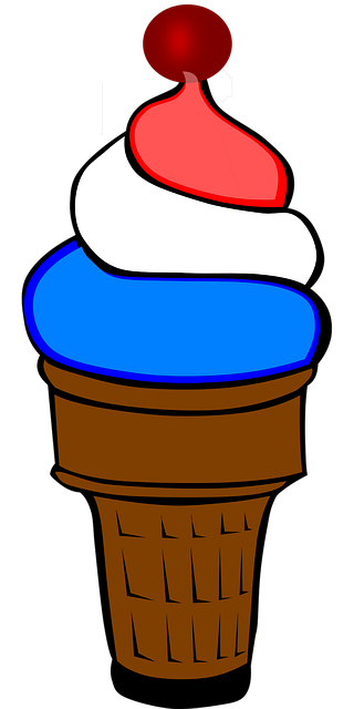 Free ice cherry blueberry vector