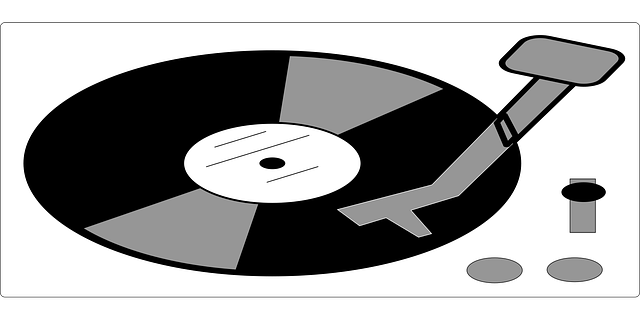 Free record vinyl old vector