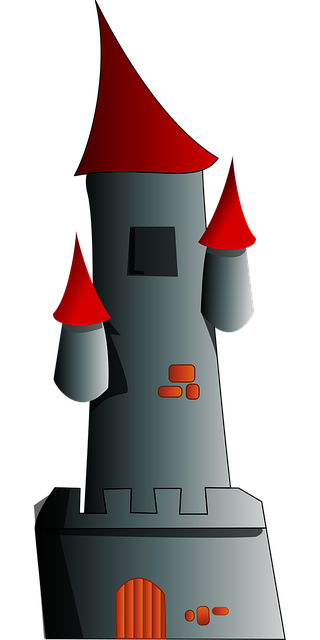Free tower fortress castle illustration