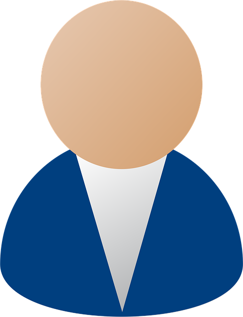 Free man person blue vector