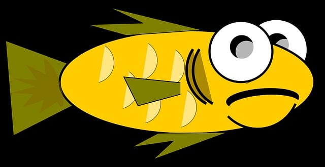 Free fish goldfish cartoon vector