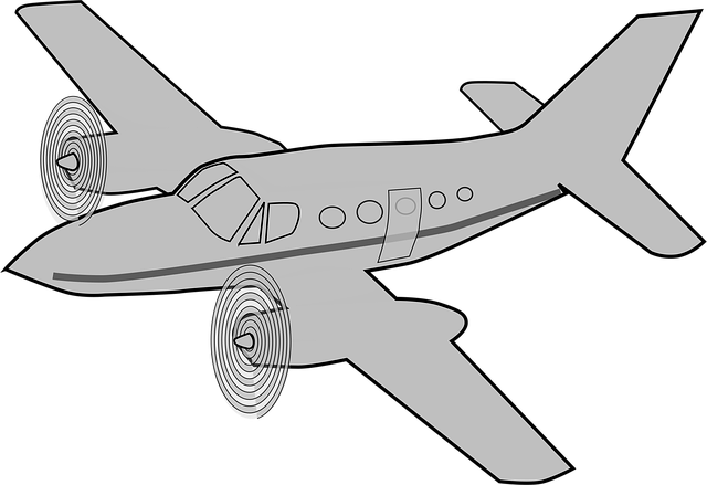 Download free HD stock image of Propeller-Driven Airplane Fly Free propeller-driven airplane fly grey vector