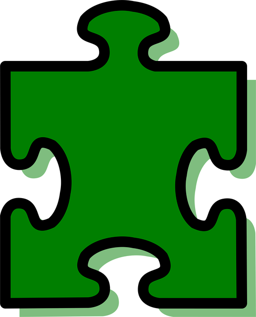 Free puzzle piece jigsaw vector