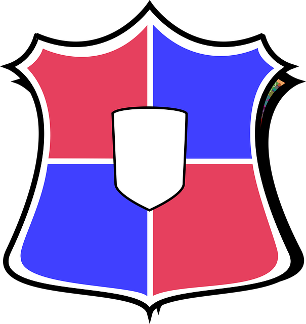 Free shield coat of arms squares illustration