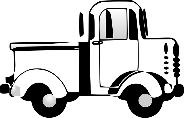 Free truck transportation vehicle vector