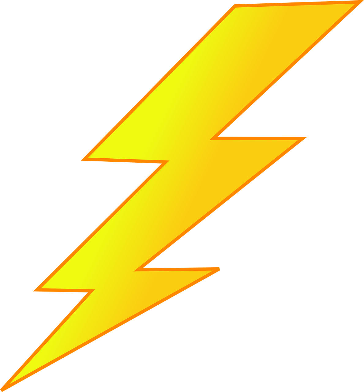 Lightning Bolts Clip Art