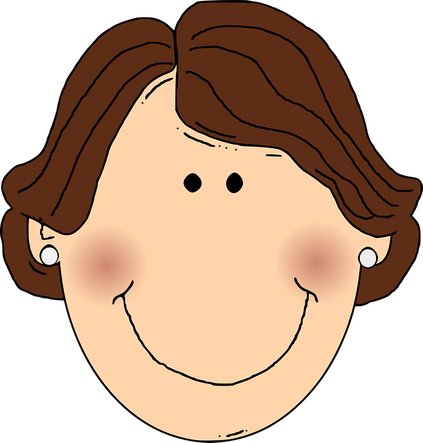Chico, Mujer, Rubor, Aretes, Rostro