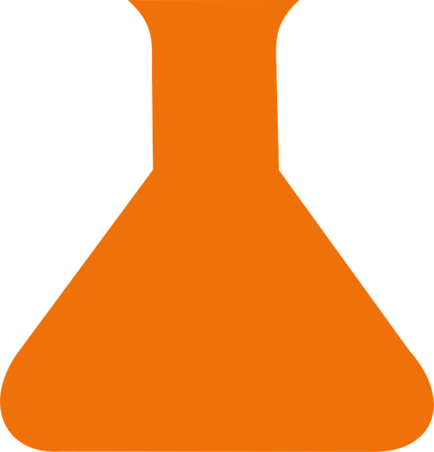 Free science chemistry flask vector