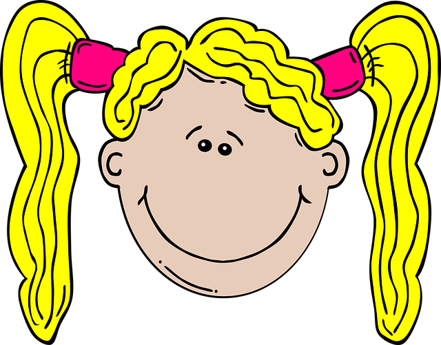 Free Girl Blonde vector and picture