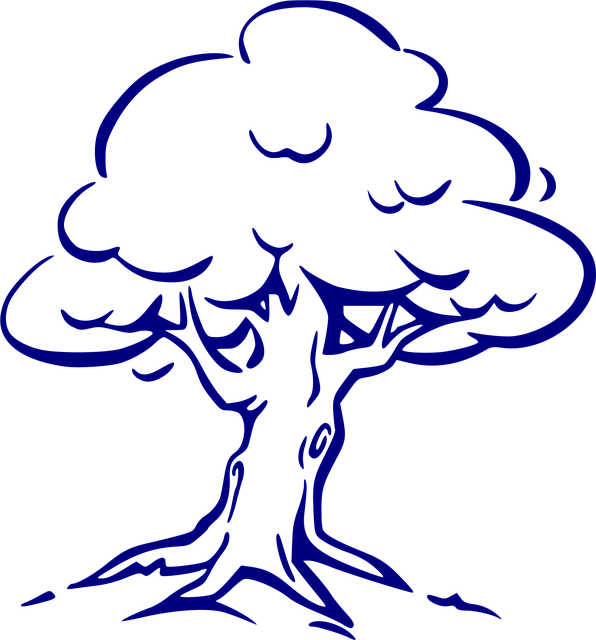 Free tree oak nature vector