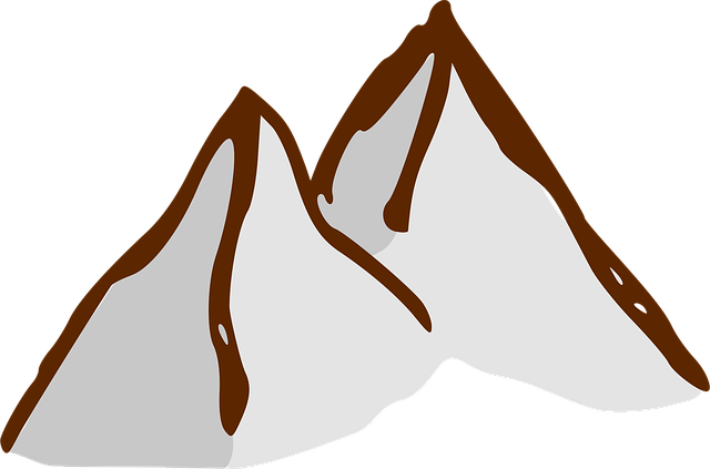 Free mountains nature top vector