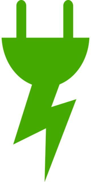 Free power energy bolt vector