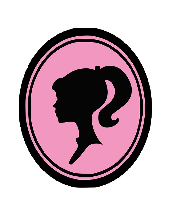 Free barber shop head profile vector
