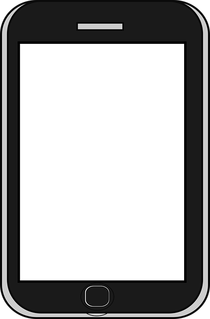 Free smartphone touchscreen communication vector