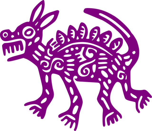 Free mexican ancient coyote vector