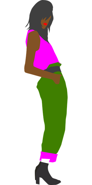 Free woman punk tank illustration
