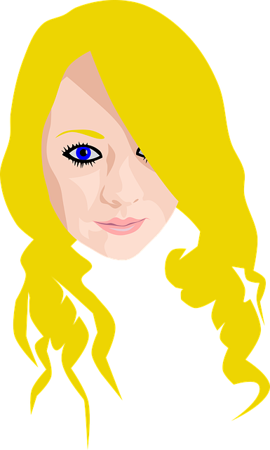 Free woman girl hair vector