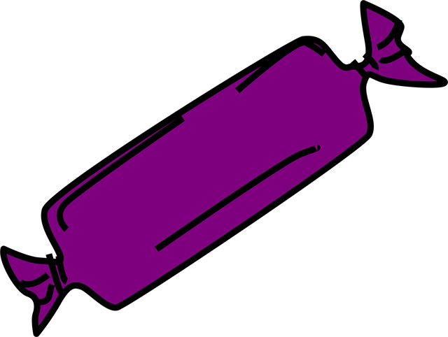 Free candy sweet purple vector