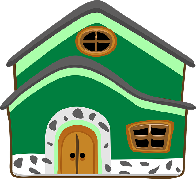 Free house layers countryside illustration