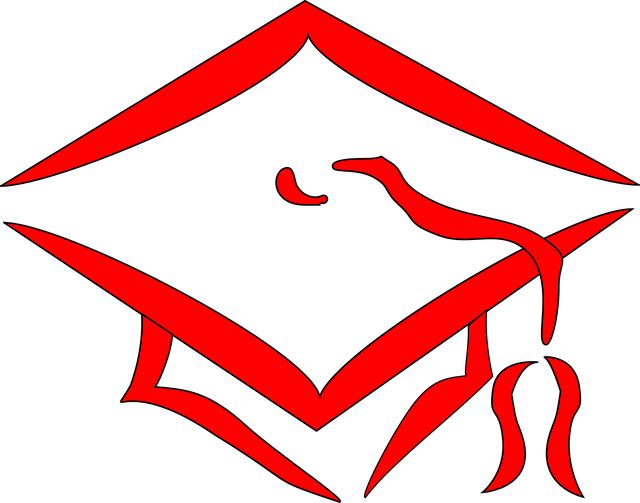 Free cap university red vector