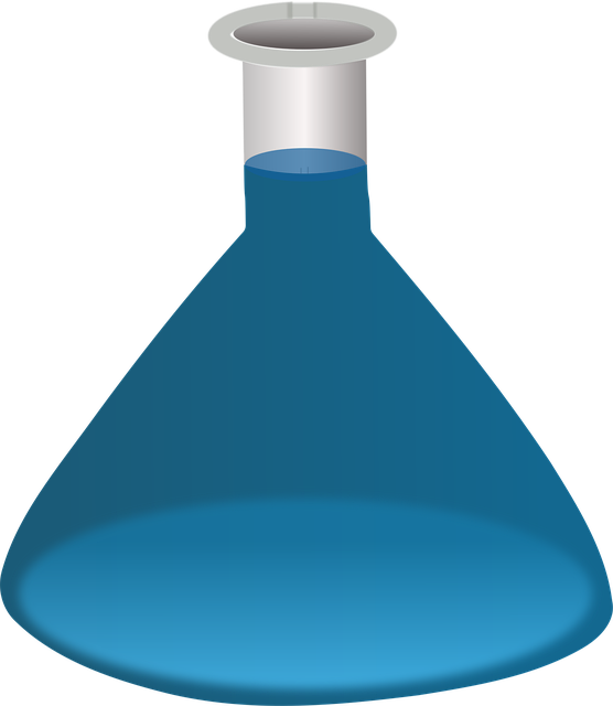 Free chemistry lab experiment illustration
