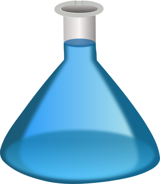 Free chemistry lab experiment illustration