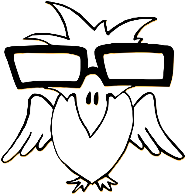 Free bird glasses funny illustration