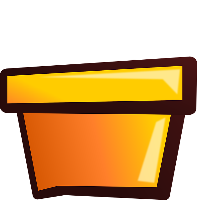 Free flower pot terra vector