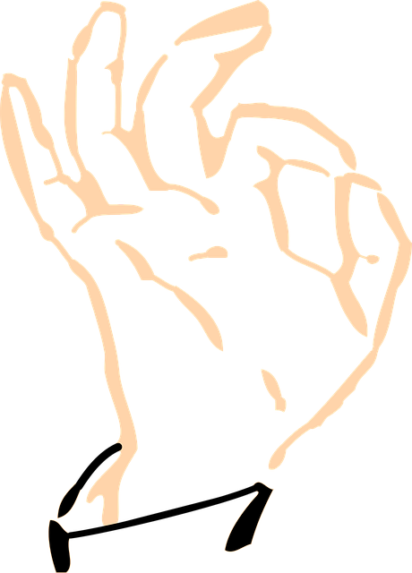 Free hand finger thumb vector