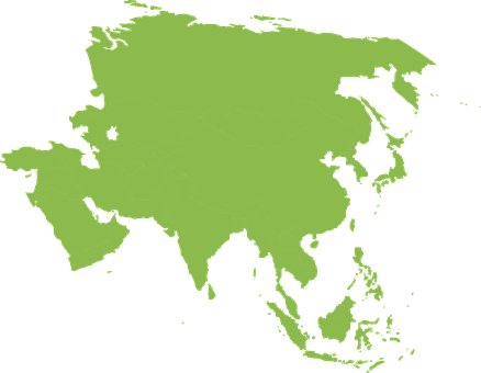 70 多张免费的“亚洲地图”和“亚洲”矢量图 - Pixabay
