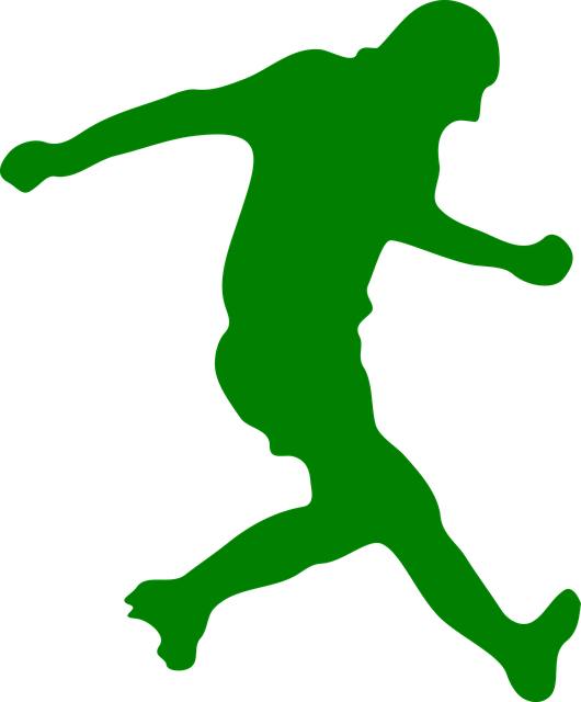 Free soccer football player vector