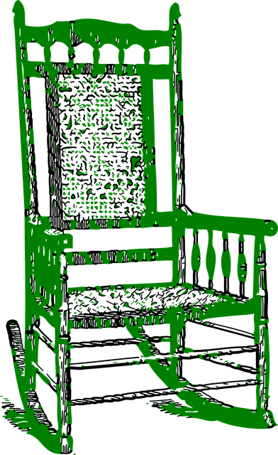 Free rocking chair furniture vector