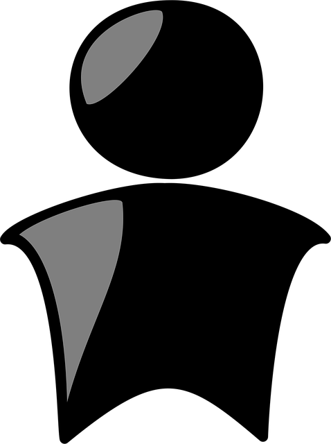 Free figure avatar black vector