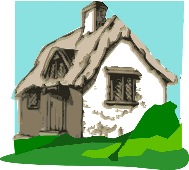 Free cottage hut home illustration