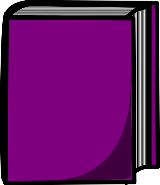 Free book closed purple vector