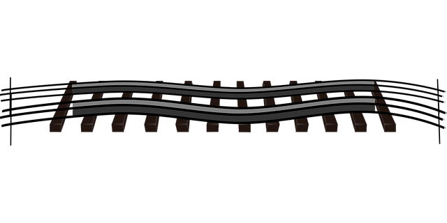 Free rail train lack vector