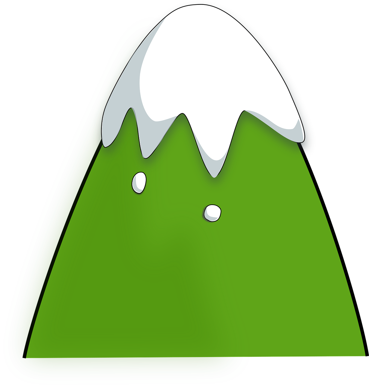 Free mountain nature top vector